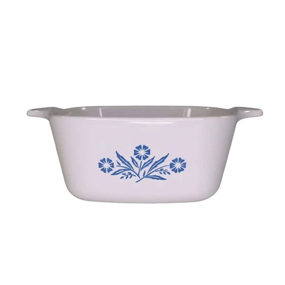 Corning Ware Blue Cornflower Petite Pan P-43-B Casserole Dish 2 3/4 Cup No Lid